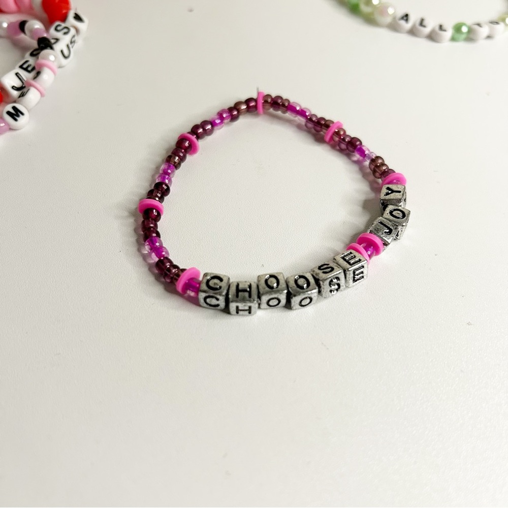 Choose Joy handmade bracelet